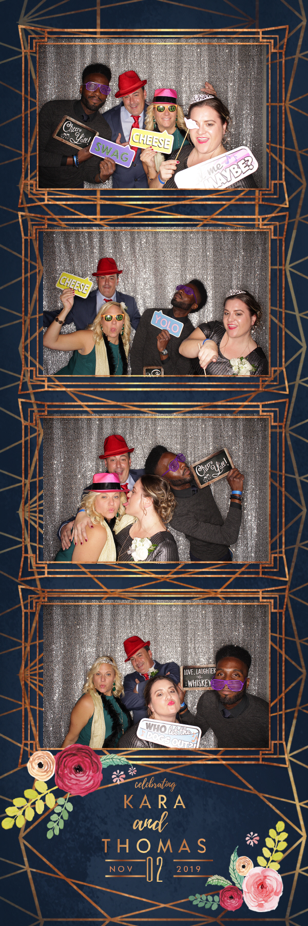 Kara and Thomas Wedding | View more photos from the event at gallery.photoboothbillings.com/u/PhotoBoothBillings/Kara-and-Thomas-Wedding